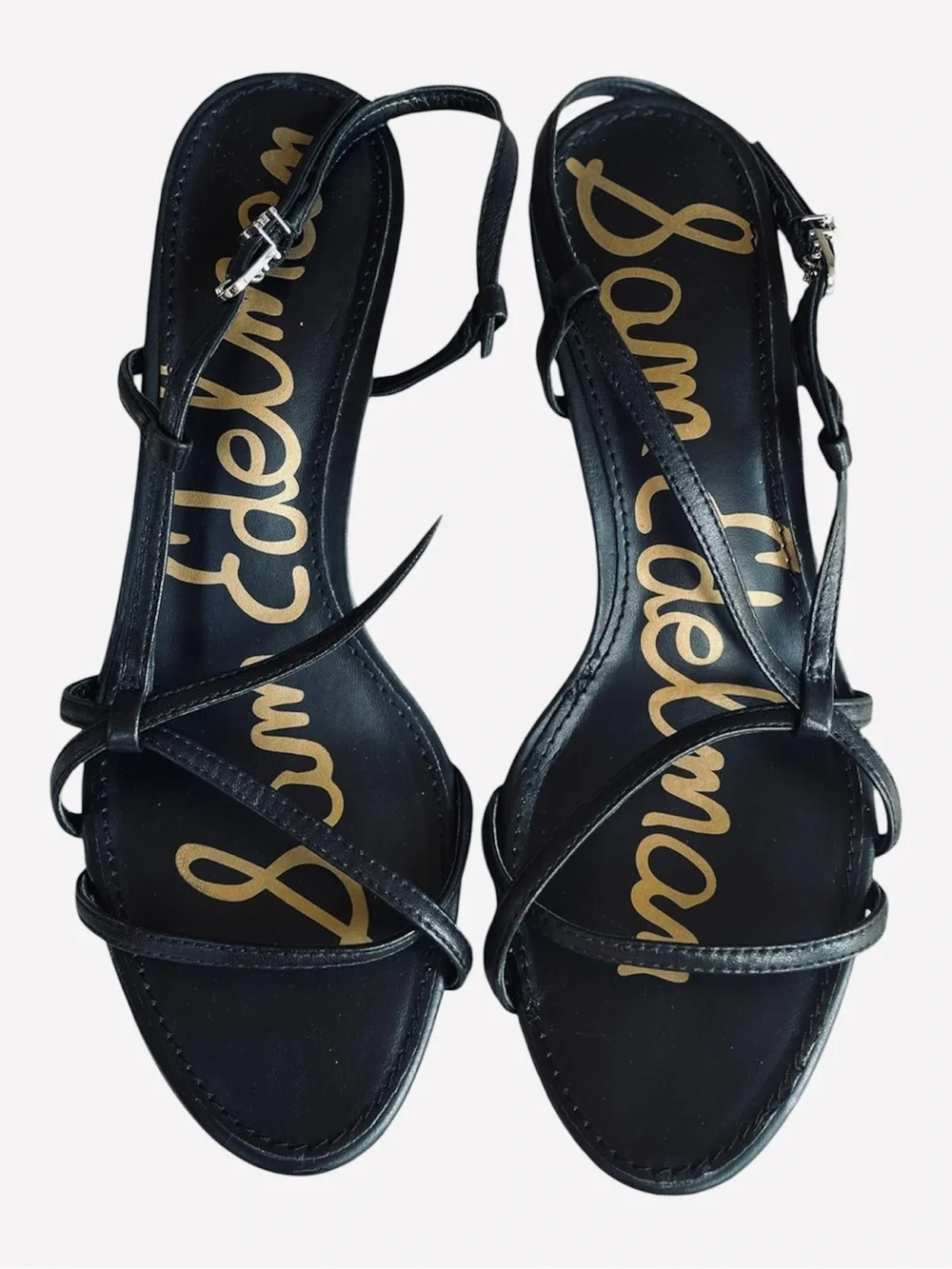 Sam Edelman black leather Emmie strappy sandals 7